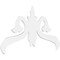 Ekena Millwork Pitch Florence Architectural Grade PVC Gable Pediment, 60"W x 35"H x 1"P (14/12) GPP060X035X100FLO - alternate 1